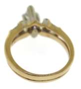 Glowing Marquise Center w Bagg & RBC Diamond Ring