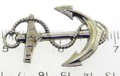 Sterling Silver Anchor Brooch