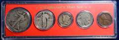 1929 Year Silver Set 5 Coin Set Circulated