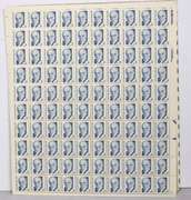 $ 83 Face Value In Mint Regular Issue 1-5 9 & 11 13 21 Cent US Sheets