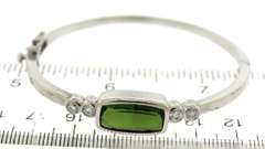 Absolutely Gorgeous Cushion Cut Green Tour Diamond Bang