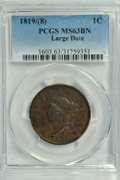 Scarce Reddish Brown Choice BU 1819/8 Coronet Head Large Cent. PCGS MS63BN (N-2)