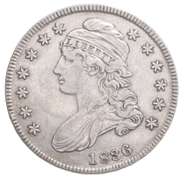 1836 Capped Bust Half Dollar - Large Lettering