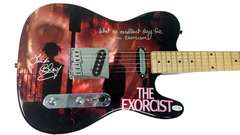 Linda Blair Autographed Guitar