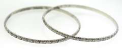 Set of 5 Sterling Silver Bangles