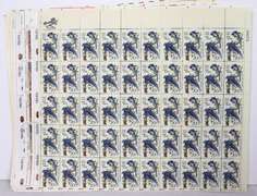 $144 Face Value In Mint  Full Gum 20 Cent US Sheets