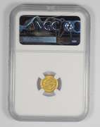 AU50 1853-C $1.00 Liberty Head Gold Dollar - Graded NGC