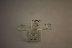 Crystal Cross on Pedestal