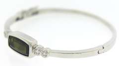 Absolutely Gorgeous Cushion Cut Green Tour Diamond Bang