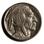1935 S/S Buffalo Nickel Very Near Unc