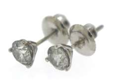 Brilliant 14kt WG Round Brilliant Cut Diamond Earrings