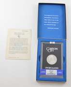 MS64 1885-CC Morgan Silver Dollar - GSA Hoard - Graded NGC - Box & COA