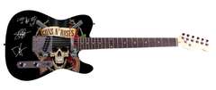 Guns n Roses Facsimile Autographed Custom Graphics Guitar