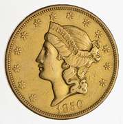 1850-O $20.00 Liberty Head Gold Double Eagle