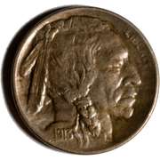 1913 S Type 1 Near Unc Buffalo Nickel