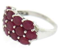 Sterling Silver Ruby Ring