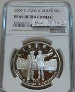 2004-P Lewis & Clark Sil PRF Dol NGC PF69UC