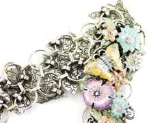 Brighton Enameled Flower Bracelet