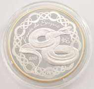 2013 France 10 Euro Year Of The Snake - Silver Proof Coin - Box & COA