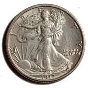 1917 Walking Liberty Half