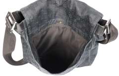 Authentic Designer Gucci Canvas Messenger Bag