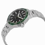 New Mens Raymond Weil Swiss Black Dial w Bgreen Bezel