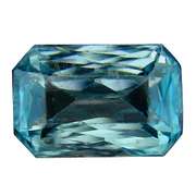 Glittering 1.28ct platinum and French blue Zircon
