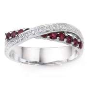 Genuine Ruby Silver Ring