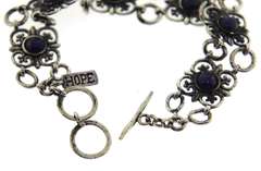 Sterling Silver Lapis Bracelet