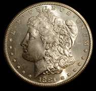 1881 S  UNC Morgan Dollar