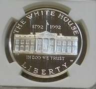 1992-P White House Sil PRF Dol NGC PF69UC