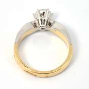 Tasteful Diamond Ring in 14K White Gold