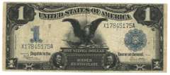 Series of 1899 Large Size $1 Black Eagle Silver Cert