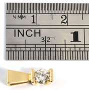 Contemporary 45 Point Diamond Pendant