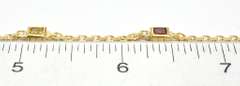 Multi-Stone Fancy Link Bracelet in 14KT Yellow Gold