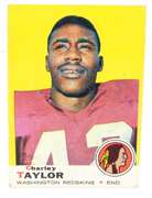 Charley Taylor, Redskins 1969 Football Card