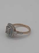 3.0 Carat Diamond Engagement Ring in 18kt Rose Gold