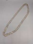 Sterling Silver & 22kt GP Necklace