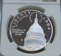 1994-S Capitol Sil PRF Dol NGC PF69UC
