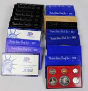 19 Proof Sets Assorted 1961- 2003