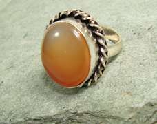 Amazing Color Natural Stone Ethnic Handcrafted Ring