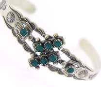 Southwest Style Turquoise Cuff Bangle