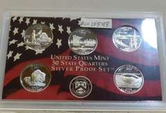 2005 Siilver PROOF State Qtr Set no box
