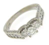 Handsome White Gold 1.50ctw Diamond Ring