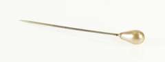 Base Metal Pearl Victorian Wedding Corsage Boutonnière Stick Pin