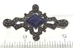 Sterling Silver Marcasite Pin