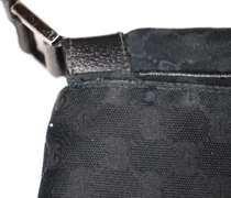 Authentic Designer Gucci Canvas Messenger Bag