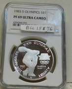1983-S Olympics Sil PRF Dol NGC PF69DC