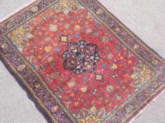 Semi Antique Persian Sarouk 3.5x4.7