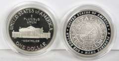 5 Modern Proof Silver Dollars